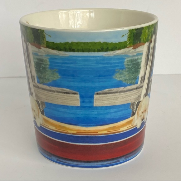 Dog Mug with Golden Retriever Puppies on a boat PAPERPRODUCTS Design Two Can Art - Picture 16 of 16